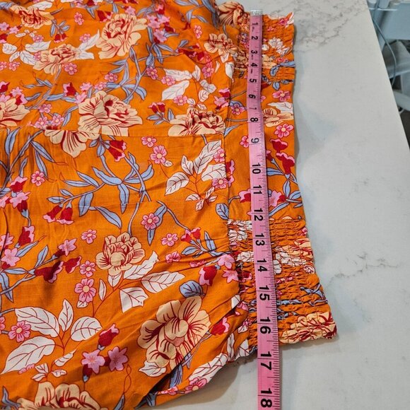 Lascana Floral Print Pants Size 14  Relaxed Soft Boho Pants, Elastic Waist Cuffs - Picture 10 of 11